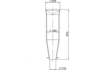 Корпус циклонного элемента T70.00.008