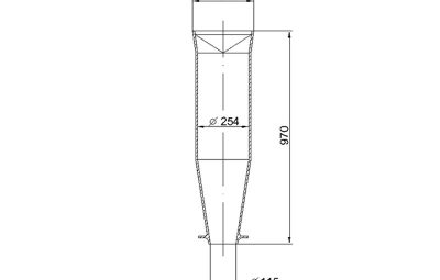 Корпус циклонного элемента T70.00.008