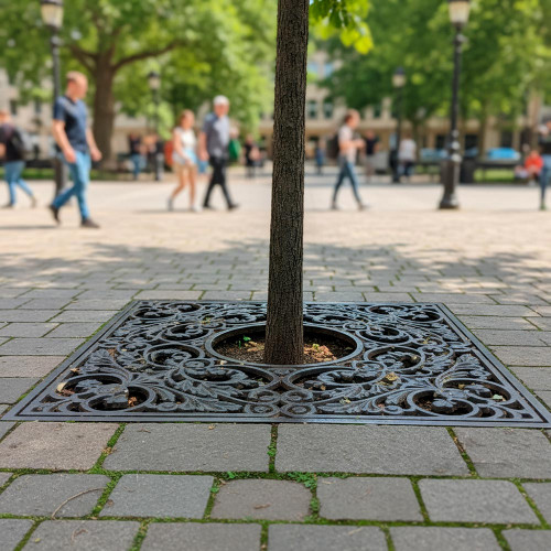 Приствольная решетка квадратная