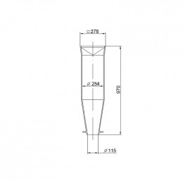 Корпус циклонного элемента T70.00.008