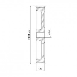 Колесо зубчатое ДО-1М-297.01.00.001