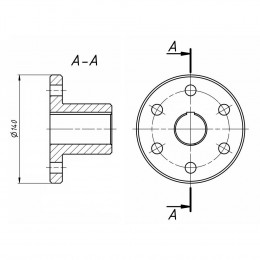 Полумуфта ведущая ВДГ-10.32.002