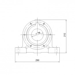 Корпус подшипника ДО-1-207.04.006
