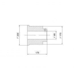 Шкив крайний Т359.02.03.00.002 А