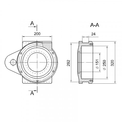 Корпус подшипника Т9.02.003 (00.1426.002)