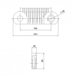 Колосник боковой Т335.01.03.001