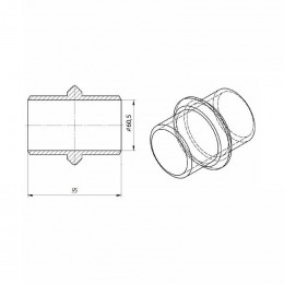 Втулка шурующей планки 00.4540.018