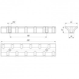 Колосник 12-и ручьевой 00.7032.065