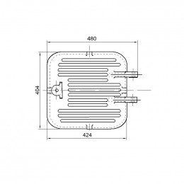 Дверка зольниковая 0-52-4 (00.7051.032)