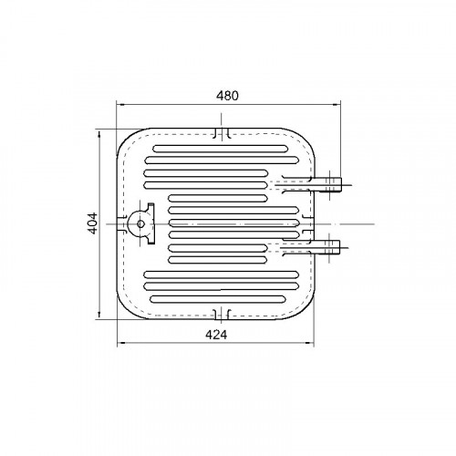 Дверка зольниковая 0-52-4 (00.7051.032)