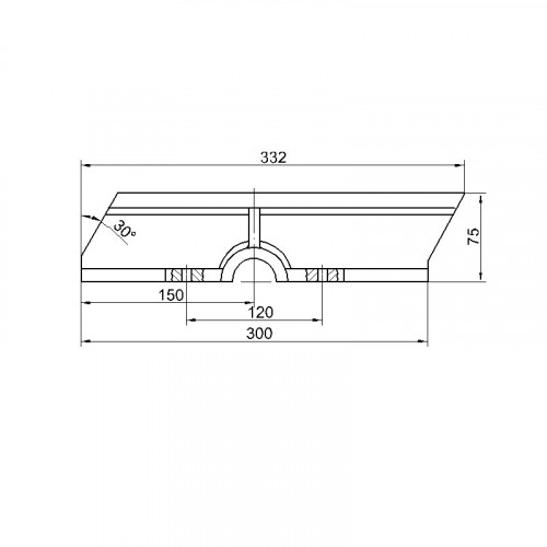 Накладка средняя 336.33