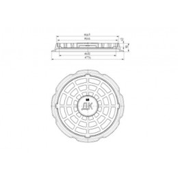 Дождеприемник круглый ДК ТУ 25.99.29-013-00288411-2020