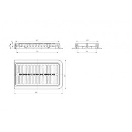Магистральный дождеприемник ДМ2 (С250)-6-36-77