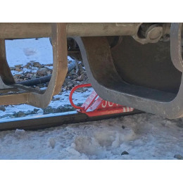 Башмак противооткатный чугунный